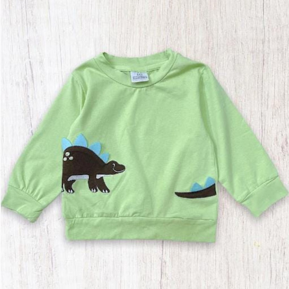 Green Dinosaur Kids Shirt
